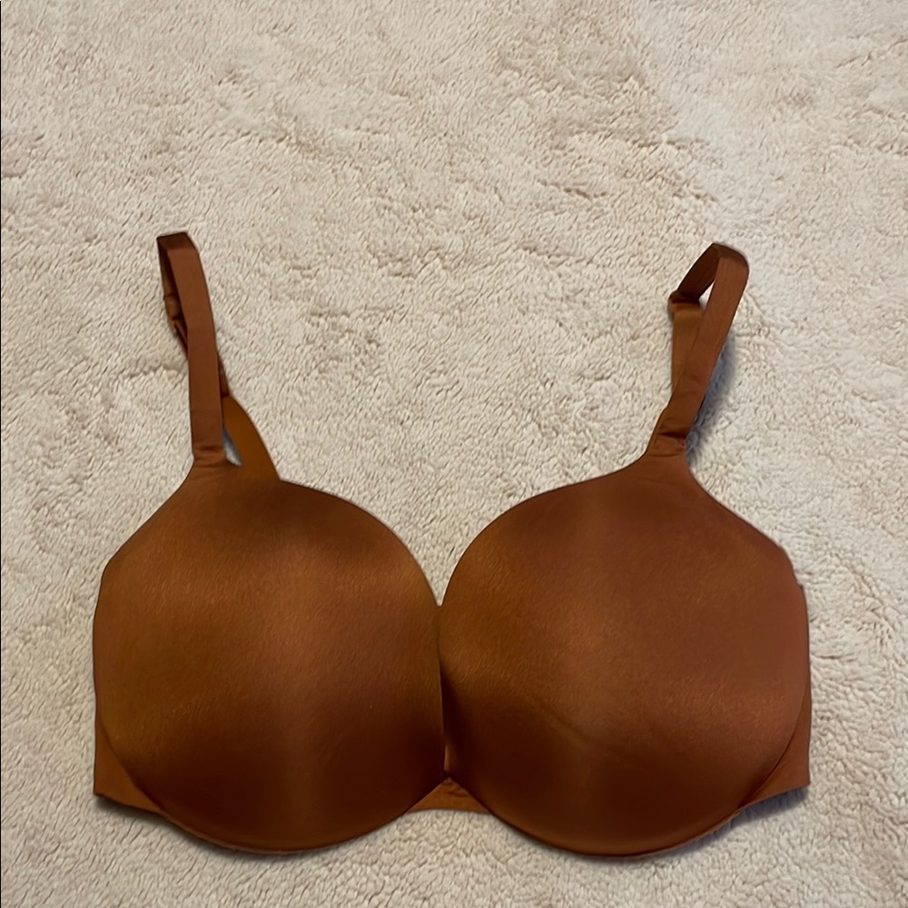 SKIMS Caramel Brown Seamless T-Shirt Bra
